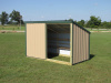 6x12 Half Enclosed Large Animal Shelter